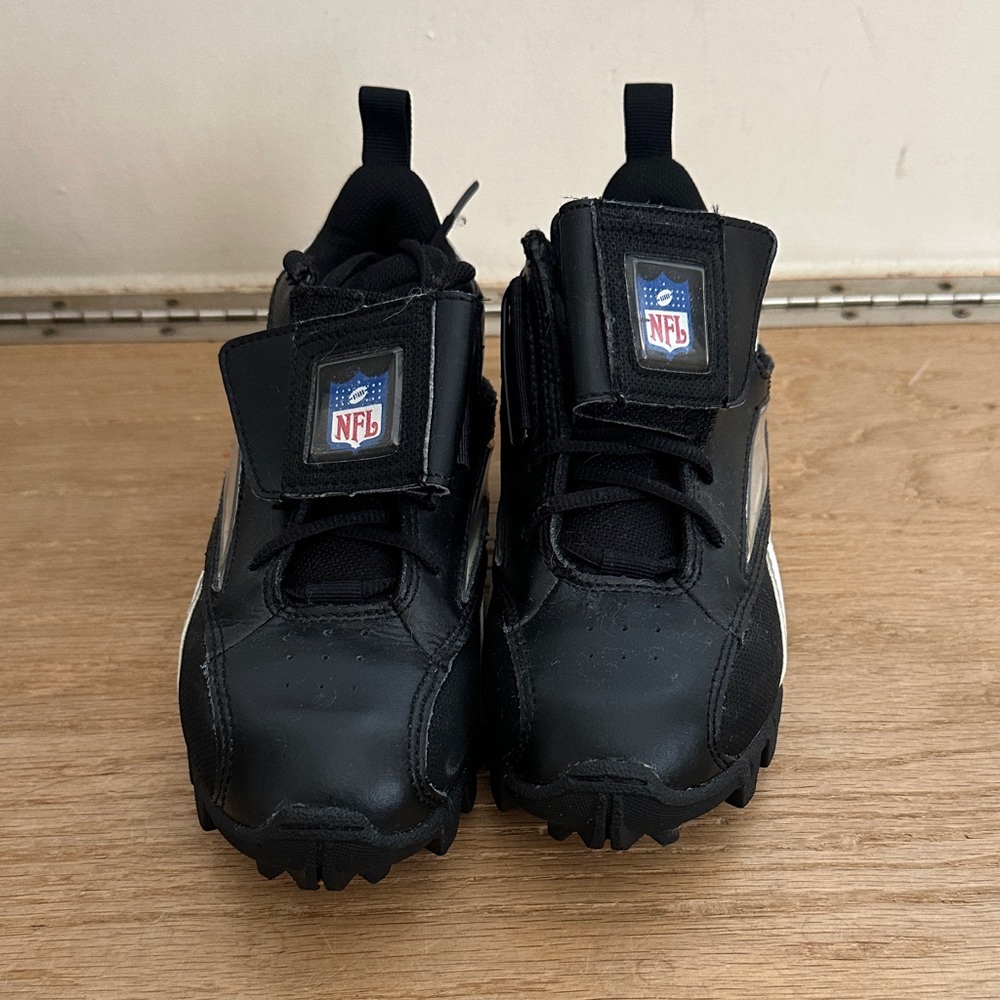 NFL Kids Black Cleats